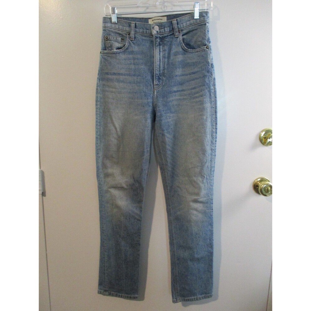 Reformation Womens Sz 27 Stevie Ultra High Rise Jeans Malta Medium Wash